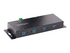 StarTech.com 4-Port Industrial USB 3.0 5Gbps Hub, Rugged USB Hub w/15kV Air/8kV Contact ESD and Surge Protection, DIN/Wall/Desk Mountable USB-A Hub, USB Expansion Hub with Locking Ports