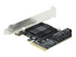 Delock 5 port SATA PCI Express x4 Card