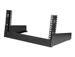 StarTech.com 4U 19" Desktop Open Frame Rack, 2 Post Free-Standing Network Rack Switch Depth for Patch Panel/Data/AV/IT/Communication/Studio/Computer Equipment 66lb Cap. w/ Cage Nuts/Screws