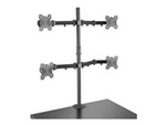 Quad Display Bracket w/ Pole & Desk Clamp