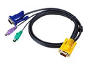 ATEN 2L-5202P - Tangentbords-/video-/muskabel