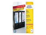 L6060 - Vit - 34 x 192 mm 200 stk (25 ark x 8 etiketter för filmappar