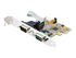 StarTech.com 2-Port PCI Express Serial Card, Dual Port PCIe to RS232 (DB9) Serial Interface Card, 16C1050 UART, Standard or Low Profile Brackets, COM Retention, For Windows & Linux