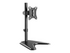Manhattan TV & Monitor Mount, Desk, Tilt/Swivel/Rotation, 1 screen, Screen Sizes: 10-27", Black, Stand Assembly, VESA 75x75 to 100x100mm, Max 7kg, Lifetime Warranty ställ