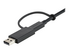 StarTech.com 1 m USB-C-kabel med USB-A-adapterdongel
