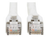 Eaton Tripp Lite Series Cat8 25G/40G Certified Snagless Shielded S/FTP Ethernet Cable (RJ45 M/M), PoE, White, 6 ft. (1.83 m)