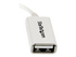 StarTech.com 12 cm vit Micro USB till USB OTG-värdadapter M/F