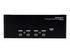 StarTech.com DVI USB KVM-switch för tre skärmar med 4 portar, audio och USB 2.0-hubb