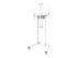 Neomounts FL55-875WH1 vagn
