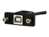 StarTech.com 1 ft Panel Mount USB Cable B to B