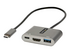 StarTech.com USB C Multiport Adapter, USB-C to HDMI 4K Video, 100W Power Delivery Passthrough Charging, 2-Port USB 3.0 Hub 5Gbps (1xType-C/1xA), USB-C Mini Dock, USB-C Travel Dock