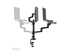 Neomounts DS20-425BL2 monteringssats