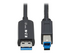 Eaton Tripp Lite Series USB 3.2 Gen 1 Plenum-Rated Fiber Active Optical Cable (AOC)