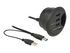 DeLock In-Desk Hub 3 Port USB 3.0 + 2 Slot SD Card Reader