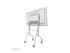 Neomounts Move Go Flip FL50-515WH1 vagn