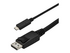 StarTech.com 9.8ft/3m USB C to DisplayPort 1.2 Cable 4K 60Hz, USB-C to DisplayPort Adapter Cable HBR2, USB Type-C DP Alt Mode to DP Monitor Video Cable, Compatible w/ Thunderbolt 3, Black