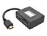Eaton Tripp Lite series 2-Port HDMI to VGA Splitter Audio/Video Adapter 1920x1440 1080p