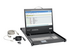 Eaton Tripp Lite Series Rack Console 1URM DVI, VGA for KVM Switch, 19" LCD 1080p Rackmount TAA