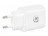 Manhattan Wall/Power Mobile Device Charger (Euro 2-pin), USB-C and USB-A ports, USB-C Output: 30W, USB-A Output: 18W, White, Phone/Tablet Charger, Three Year Warranty, Retail Box strömadapter
