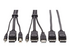 Eaton Tripp Lite Series Dual DisplayPort KVM Cable Kit 4K USB 3.5 mm Audio 3xM/3xM 6ft