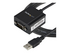 StarTech.com FTDI USB till seriell RS232-kabeladapter med 1 port och COM-retention
