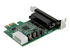 StarTech.com 4-portars PCI Express RS232-seriellt adapterkort