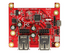 Delock Raspberry Pi USB Micro-B female / USB pin header > 4 x USB type A female