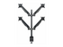 Multibrackets M VESA Gas Lift Arm Quad monteringssats