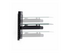 StarTech.com Floating Wall-Mounted AV Shelf, Adjustable Height Shelf For Under TV, Organize A/V Equipment On Black Tempered Glass Shelf hylla
