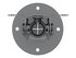 Multibrackets M Pro Single Pole Floorbase monteringskomponent
