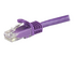 StarTech.com 10m CAT6 Ethernet Cable, 10 Gigabit Snagless RJ45 650MHz 100W PoE Patch Cord, CAT 6 10GbE UTP Network Cable w/Strain Relief, Purple, Fluke Tested/Wiring is UL Certified/TIA