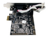 StarTech.com Native PCI express RS232 seriell-kortadapter med 4 portar och 16550 UART
