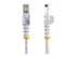 StarTech.com Cat5e patchkabel med hakfria RJ45-kontakter – 1 m, vit