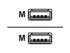 Lenovo - USB-kabel - USB till USB