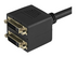 StarTech.com 30 cm DVI-D till 2x DVI-D digital video splitter kabel ? M/F