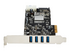 StarTech.com PCI Express (PCIe) SuperSpeed USB 3.0-kortadapter med 4 portar och 4 dedicerade kanaler på 5 Gbps – UASP – SATA/LP4-ström