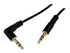 StarTech.com 6 ft Slim 3.5mm to Right Angle Stereo Audio Cable