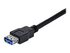StarTech.com 1m Black SuperSpeed USB 3.0 Extension Cable A to A