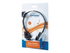 Manhattan Stereo On-Ear Headset (3.5mm) (Clearance Pricing), Microphone Boom, In-Line Volume Control, Foam Earpads, Standard 2x 3.5mm stereo jack/plug for audio/mic use, cable 2m, Black, Three Year Warranty, Blister