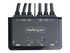 StarTech.com 2-Port Dual-Monitor HDMI Cable KVM Switch, 4K 60Hz, Compact KVM with 5ft/1.5m USB-A/HDMI/Audio Integrated Cables, Bus Powered
