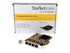 StarTech.com PCIe Gigabit-nätverkskortadapter med 4 portar