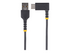 StarTech.com 6in (15cm) USB A to C Charging Cable Right Angle, Heavy Duty Fast Charge USB-C Cable, USB 2.0 A to Type-C, Durable and Rugged Aramid Fiber, 3A, S20/iPad/Pixel