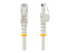 Startech 100ft CAT6 Ethernet Cable, 10 Gigabit Snagless RJ45 650MHz 100W PoE Patch Cord, CAT 6 10GbE UTP Network Cable w/Strain Relief, White, Wiring is UL Certified/TIA