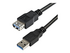 StarTech.com 2 m svart SuperSpeed USB 3.0-förlängningskabel A till A