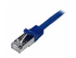 StarTech.com 1m CAT6 Ethernet Cable, 10 Gigabit Shielded Snagless RJ45 100W PoE Patch Cord, CAT 6 10GbE SFTP Network Cable w/Strain Relief, Blue, Wiring is UL Certified/TIA