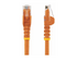 StarTech.com 50cm CAT6 Ethernet Cable, 10 Gigabit Snagless RJ45 650MHz 100W PoE Patch Cord, CAT 6 10GbE UTP Network Cable w/Strain Relief, Orange, Wiring is UL Certified/TIA