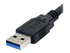StarTech.com 6 ft / 2m Black SuperSpeed USB 3.0 Cable A to B