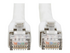 Eaton Tripp Lite Series Cat8 25G/40G-Certified Snagless Shielded S/FTP Ethernet Cable (RJ45 M/M), PoE, White, 3 ft. (0.91 m)