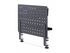 StarTech.com Clamp-On Pegboard with Accessories, 16.5 x 12.5in (42 x 32cm), Steel Pegboard, Desktop Storage Organizer, Desk Mount Peg Board, Black monteringskomponent