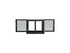 Eaton Tripp Lite Series 12U Wall Mount Rack Enclosure Server Cabinet Side Mount Wallmount